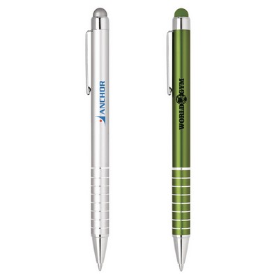 Pocket Size 5" Aluminum Sylus Ballpoint Pen